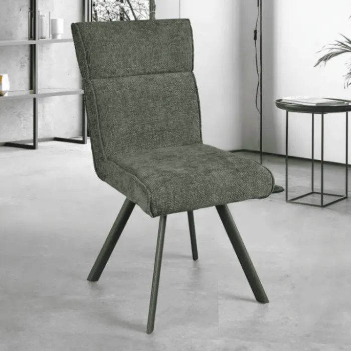 Chaise Ambre vert bouteille