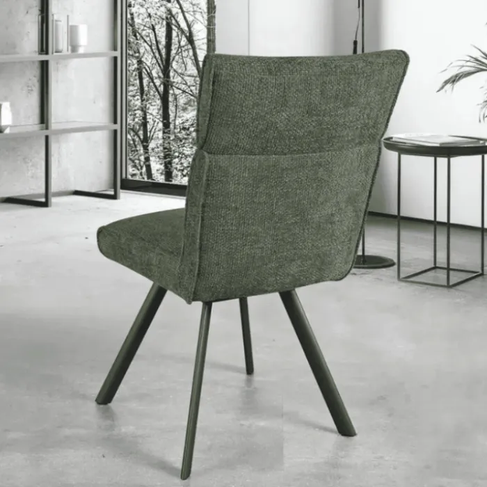 Chaise Ambre vert bouteille