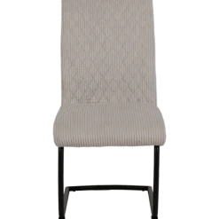 Chaise - Anja tissu gris clair