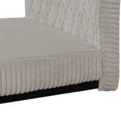 Chaise - Anja tissu gris clair