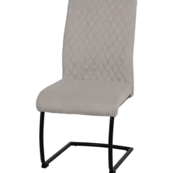 Chaise - Anja tissu gris clair