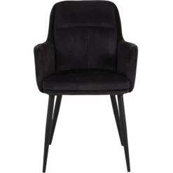 Chaise avec accoudoir Donna 3825 - Goldy anthracite