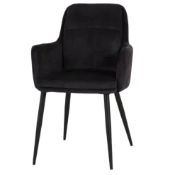 Chaise avec accoudoir Donna 3825 - Goldy anthracite