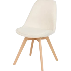 Chaise Baya - bouclette blanche - 202269