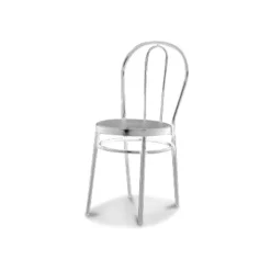 Chaise Bistrot blanc