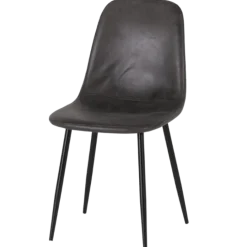 Chaise Carina vintage anthracite