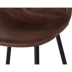 Chaise Carina vintage brown