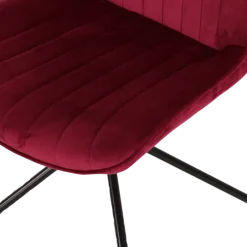Chaise Cecile rose foncé