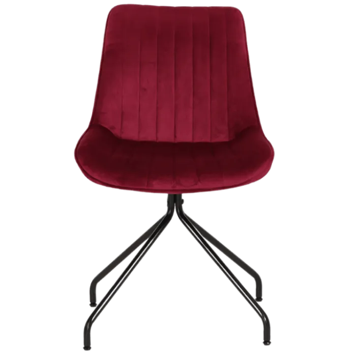 Chaise Cecile rose foncé