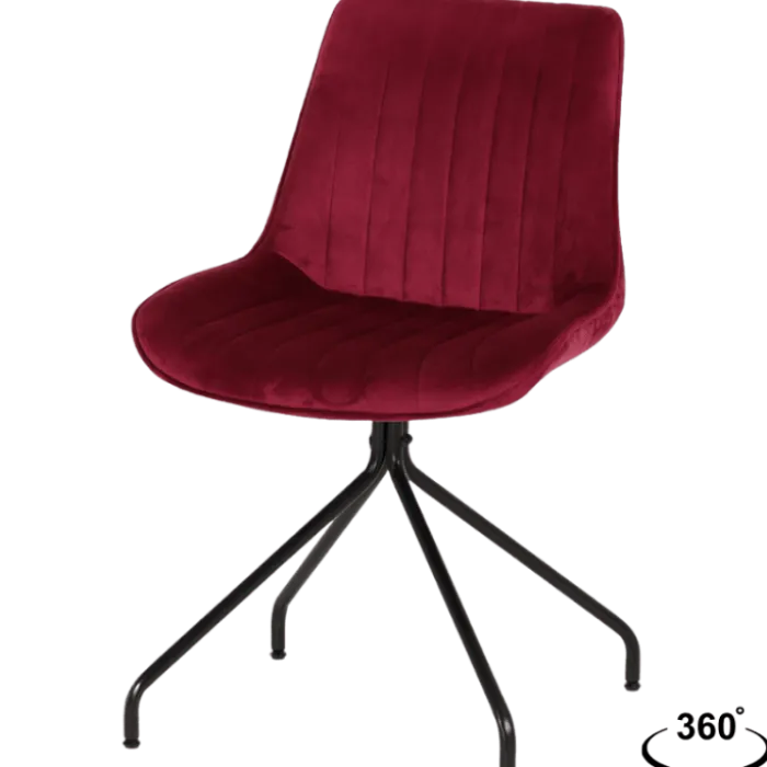Chaise Cecile rose foncé