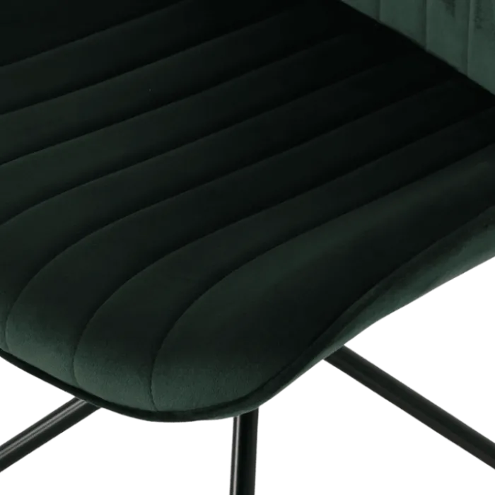Chaise Cecile vert foncé