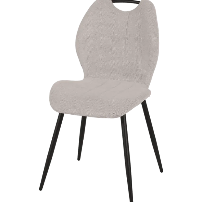 Chaise Darcy gris clair