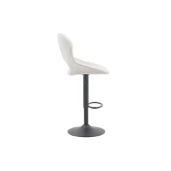 Chaise de bar Mori tissu Beige