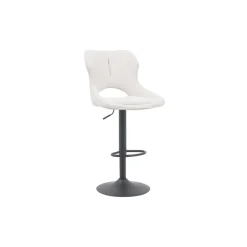 Chaise de bar Mori tissu Beige