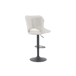 Chaise de bar Mori tissu Beige
