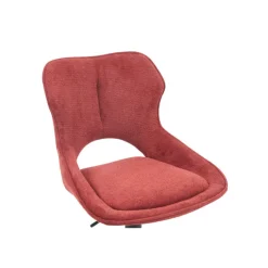 Chaise de bar Mori tissu rouge