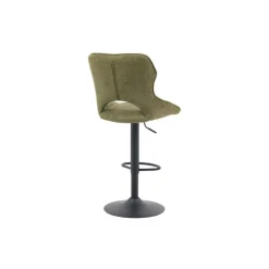 Chaise de bar Mori tissu vert
