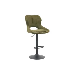 Chaise de bar Mori tissu vert
