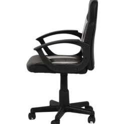 Chaise de burea Lana noir/blanc