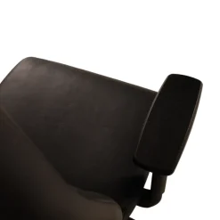Chaise de bureau en cuir Noir Chief 300