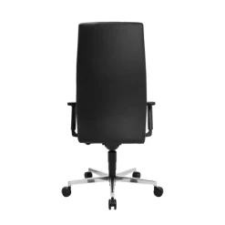 Chaise de bureau en cuir Noir Chief 300
