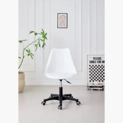 Chaise de bureau junior Bobi blanc