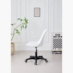 Chaise de bureau junior Bobi blanc