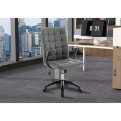 Chaise de bureau Luka gris 9709-3