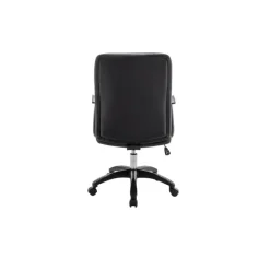 Chaise de bureau Luka Noir Pu