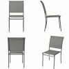 Chaise de jardin Oleron tissu gris