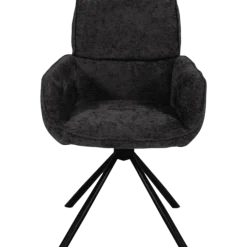 Chaise Denise pivotante anthracite