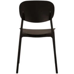 Chaise empilable Alba - Noir