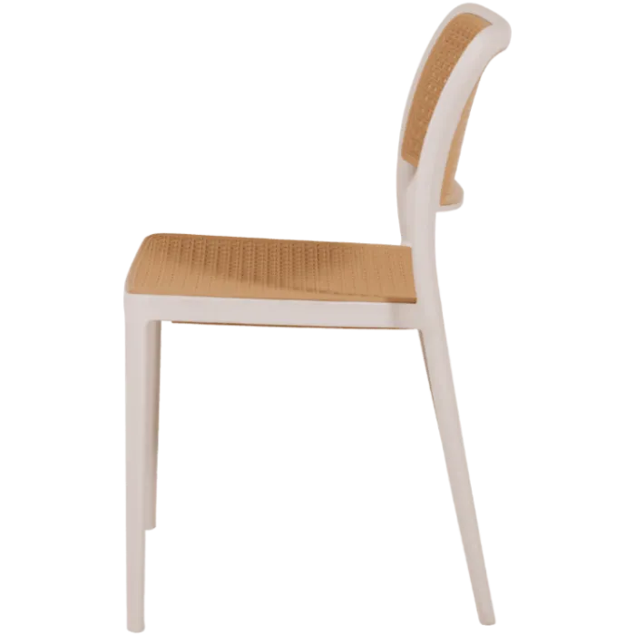 Chaise empilable Eliot blanc