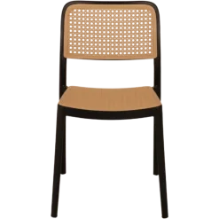 Chaise empilable Eliot Noir