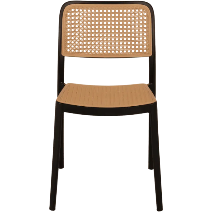 Chaise empilable Eliot Noir