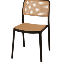 Chaise empilable Eliot Noir