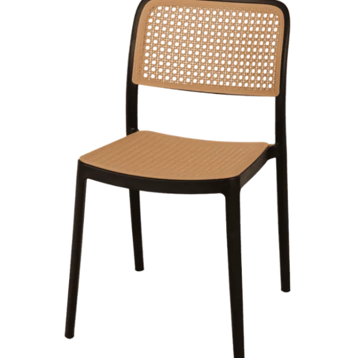 Chaise empilable Eliot Noir