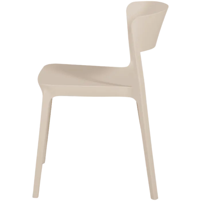 Chaise empilable Lilo Blanc