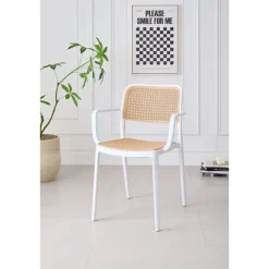 Chaise empilable Milan blanc