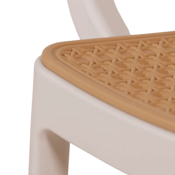 Chaise empilable Milan blanc