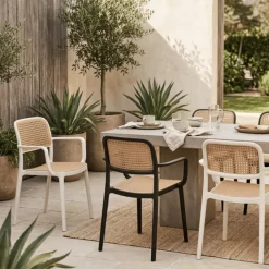 Chaise empilable Milan blanc