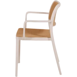 Chaise empilable Milan blanc