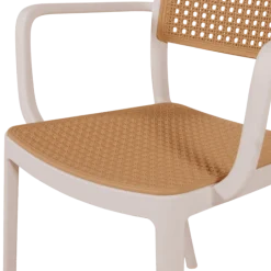 Chaise empilable Milan blanc