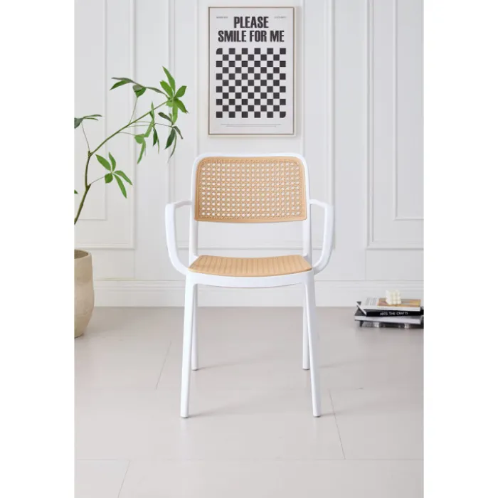 Chaise empilable Milan blanc
