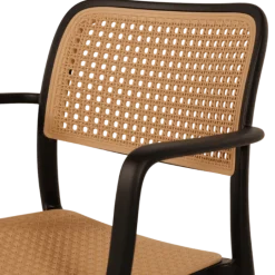 Chaise empilable Milan noir
