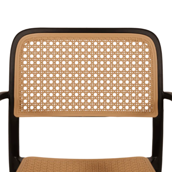 Chaise empilable Milan noir