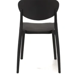 Chaise empilable noir