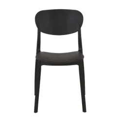 Chaise empilable noir