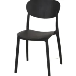 Chaise empilable noir