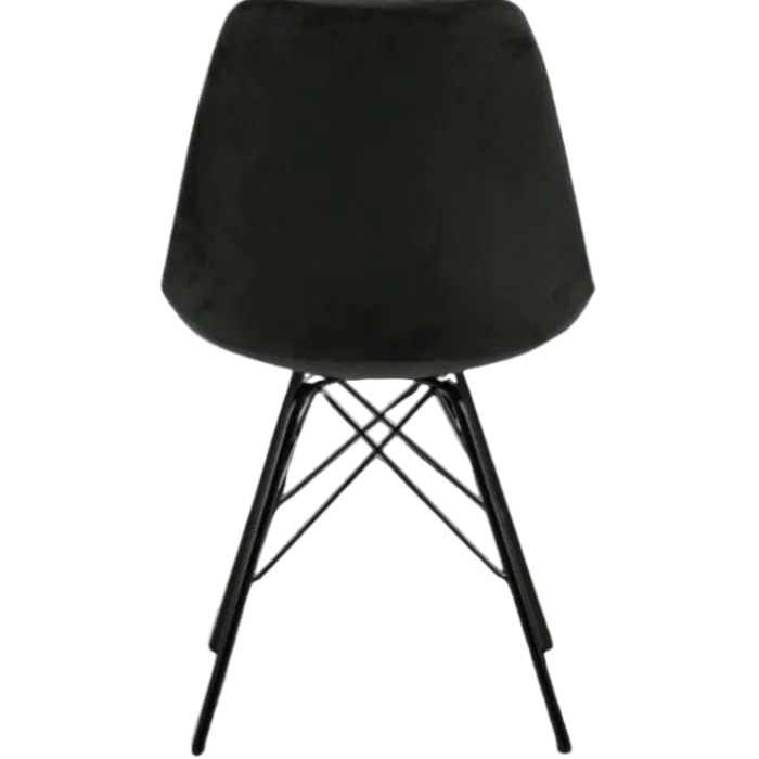 Chaise Eris vert foncé